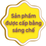 Sản phẩm được cấp bằng sáng chế